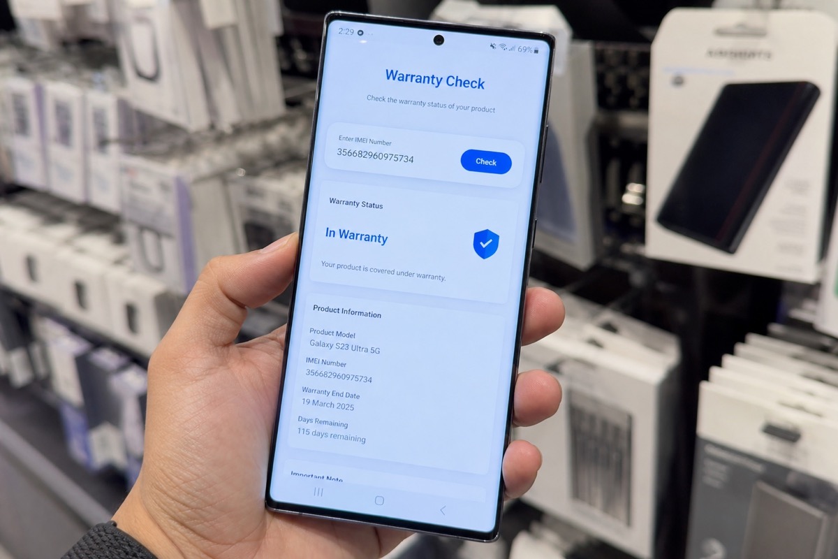 Photo illustration: How to Check a Samsung Warranty by IMEI or Serial Number