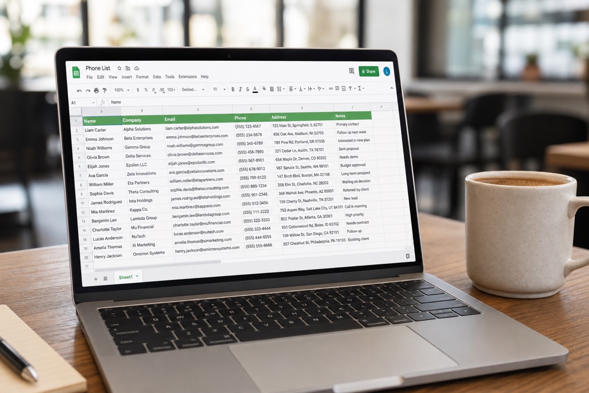 Photo illustration: Google Sheets IMEI Checker