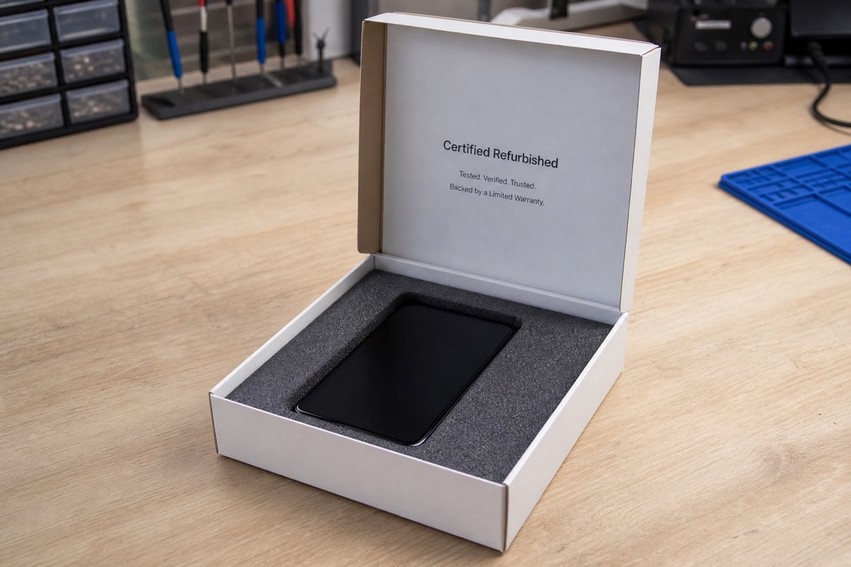 Illustration for Refurbished: explained for Apple IMEI/serial checks